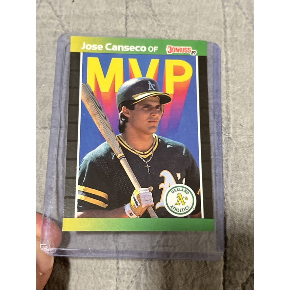 1989 Donruss Jose Canseco MVP Oakland A's MLB Card